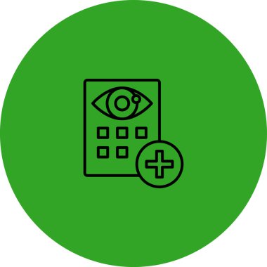 Modern b 'nin vektör illüstrasyonu göz simgesinden yoksun