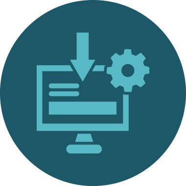 Vektör seo simgesi illüstrasyonu