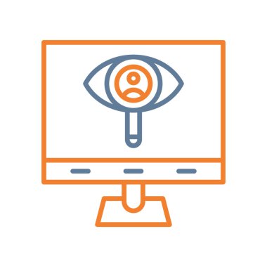 seo modern simgesinin vektör illüstrasyonu