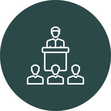 İnsan simgesinin vektör illüstrasyonu