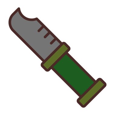 bıçak simgesi vektör illüstrasyonu