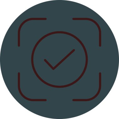 Saat simgesinin vektör illüstrasyonu