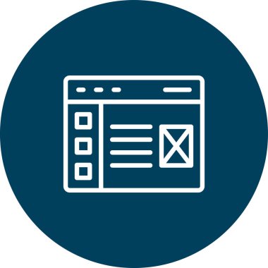 vektör web simgesi çizimi