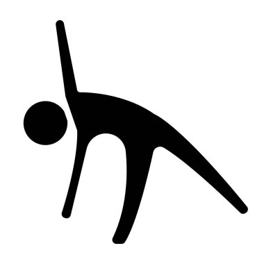 Sporcu ikonu vektör illüstrasyon tasarımı