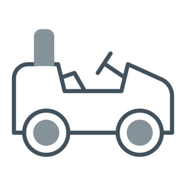 Araç taşımacılığı ince çizgi simgesi, araba taşıma aracı, ulaşım, beyaz arkaplan üzerinde araç işaret vektör illüstrasyonu, araba taslak biçimi, 10 eps.