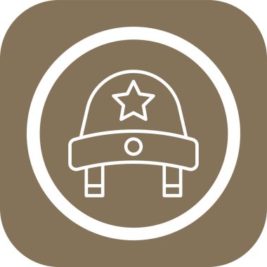 vektör polis simgesi illüstrasyonu