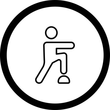 İnsan simgesinin vektör illüstrasyonu