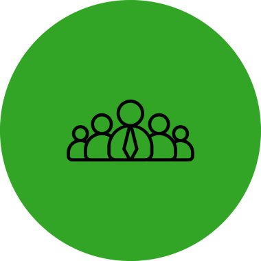 İnsan simgesinin vektör illüstrasyonu