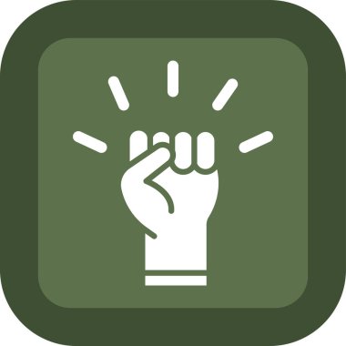 İlk vektör simgesi. Çizim biçimi yuvarlak kare düğmedeki düz gri bir semboldür.,