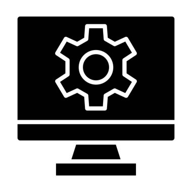 Simge vektörü ayarlanıyor. düz dizayn sembolü.