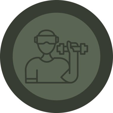 Modern simgenin vektör illüstrasyonu