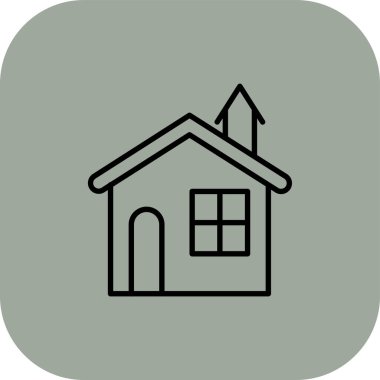 ev simgesi vektör illüstrasyonu