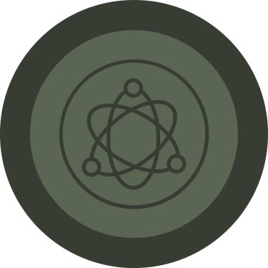 vektör atom simgesi illüstrasyonu