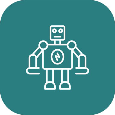 Robot simgesi soyut bir grupta izole edildi