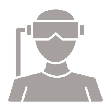 Gözlük simgesi. özet çizimi