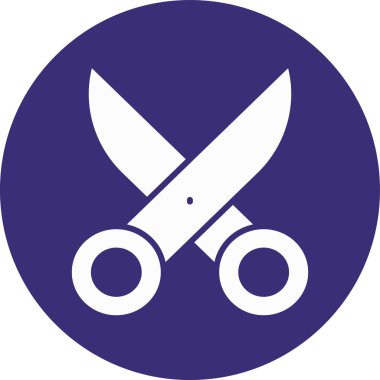 Bıçak. Web simgesi basit tasarım