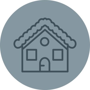 düzenlenebilir ya da düzenlenebilir ev vektörü simgesi