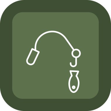 vektör modern illüstrasyon bir kancanın simgesi