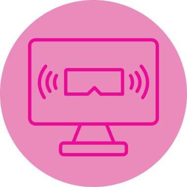 Wi-Fi simgesinin vektör illüstrasyonu