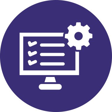 Modern simgenin vektör illüstrasyonu