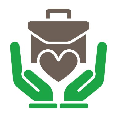 Bağış simgesi, vektör illüstrasyonu