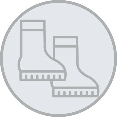 ayakkabı web simgesi vektör illüstrasyonu