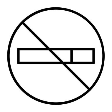 sigara izmariti illüstrasyonu, çizgi tasarımı