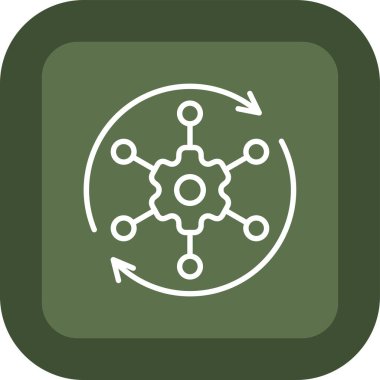 seo modern simgesinin vektör illüstrasyonu