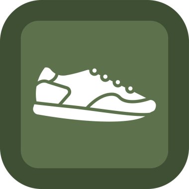 ayakkabı ikonu vektör illüstrasyonu