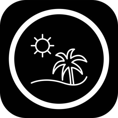 Kişisel ve ticari kullanım için vektör güneş simgesi.