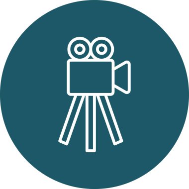 kamera simgesi vektör illüstrasyonu