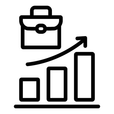 büyüme simgesi, vektör illüstrasyonu