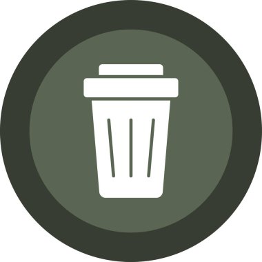 kahve fincanı simgesi, vektör illüstrasyonu