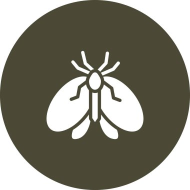 Bir böcek simgesinin vektör çizimi