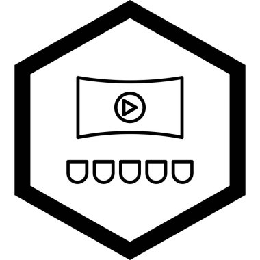 vektör çalma simgesi illüstrasyonu