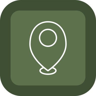 gps konum simgesi - taslak biçimi