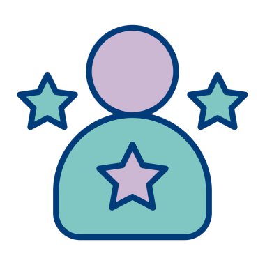 vektör içindeki yıldız simgesi