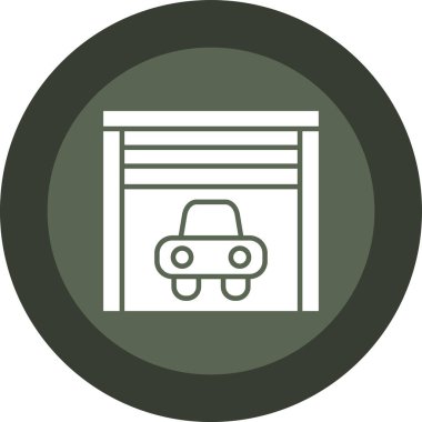 araba simgesi vektör illüstrasyonu