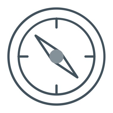 Saat. Web simgesi basit tasarım