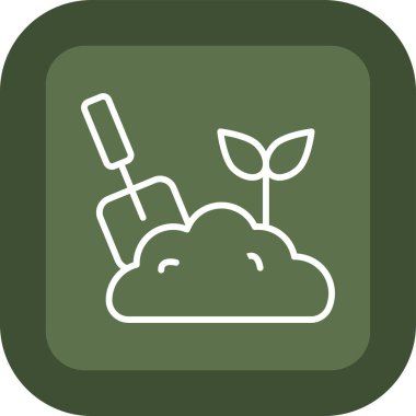 Tarım ikonu. vektör illüstrasyonu