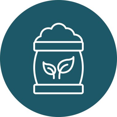 Bir kavanoz simgesinin vektör illüstrasyonu