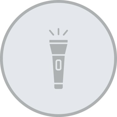 ampul vektör daire simgesi tasarımı