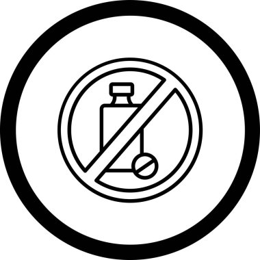 Hiç Sigara İçilmez işareti vektör çizim