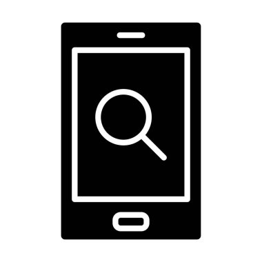 basit biçimli cep telefonu arama simgesi