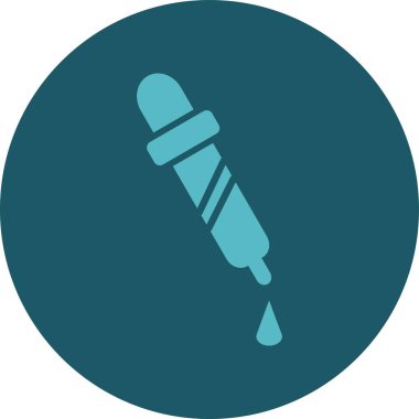 Tek bir simge tasarımının vektör illüstrasyonu