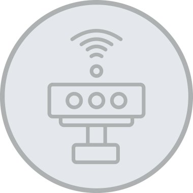 vektör lcd simgesi illüstrasyonu