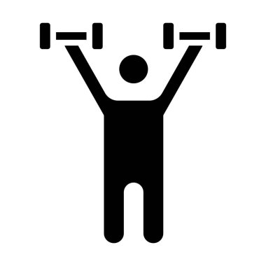 Silüet simgesinin vektör illüstrasyonu