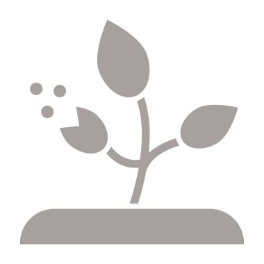 bitki simgesi vektör illüstrasyonu