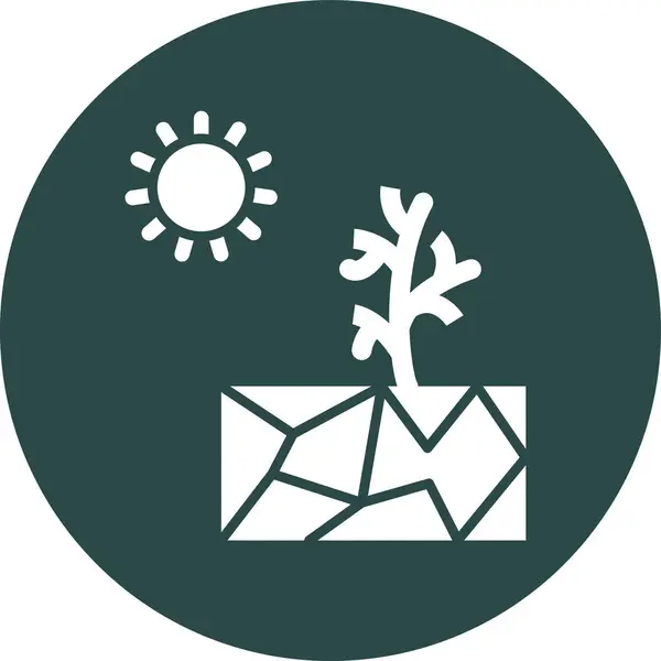 Güzel kış ormanı vektör simgesi