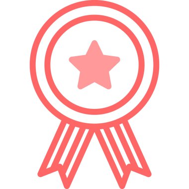 Madalya. Web simgesi basit illüstrasyon